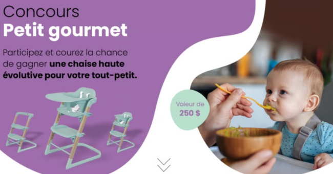 concours chaise évolutive 250$