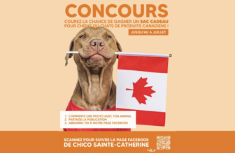 Concours Fête du Canada : Gagnez 1 des 2 sacs cadeaux pour animaux de 100$