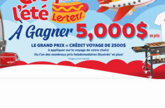 Concours : Gagnez 2500$ en voyages + de nombreux prix hebdomadaires