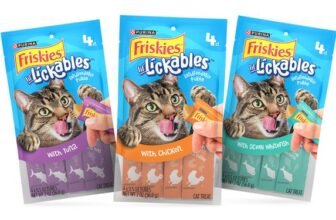 Échantillons gratuits des gâteries pour chats Friskies Lil&rsquo; Lickables
