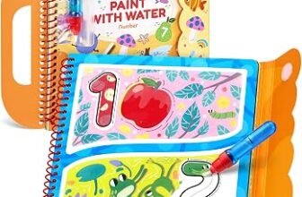 Livre de coloriage à l’eau JoyCat : un jeu sans dégâts pour les tout-petits