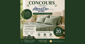 Concours Literie Déco et Moi : Gagnez 1 ensemble de draps en rayonne de bambou
