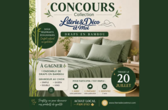 Concours Literie Déco et Moi : Gagnez 1 ensemble de draps en rayonne de bambou